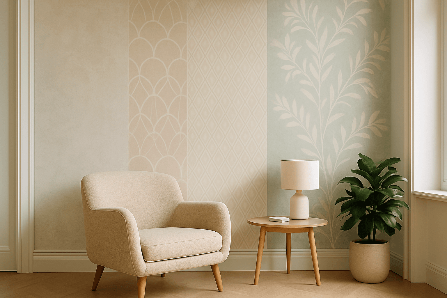 Mit einzigartigen Tapeten Wohnträume verwirklichen: Stilvolle Wandgestaltung für Ihr Zuhause von Deem Interiors