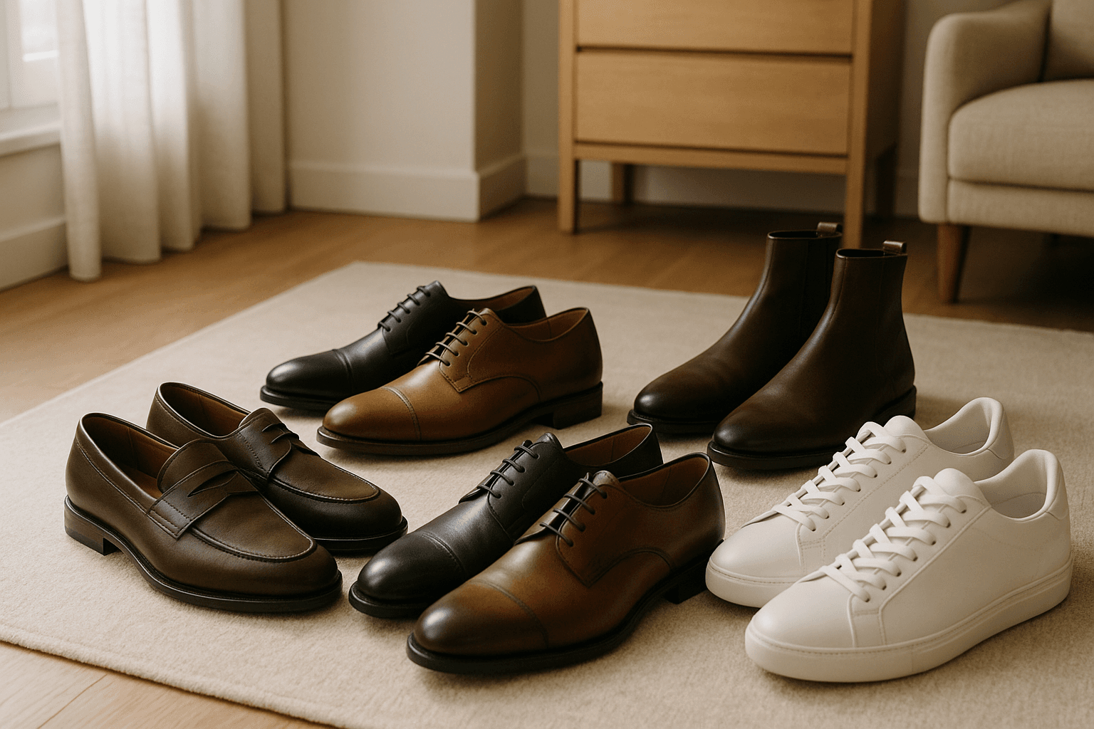 L’Art de la Chaussure en Cuir : Conseils de Style Quotidiens Pour Sublimer Votre Élégance Avec des Souliers Premium Pour Adultes